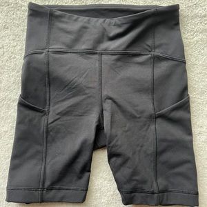 Lululemon black biker shorts
